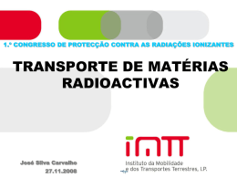 Transportes de matérias radioactivas