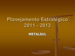 Planejamento Estratégico 2010