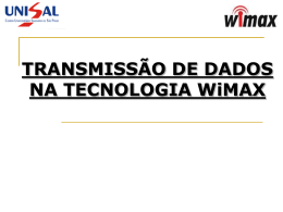 Sobre o WiMAX