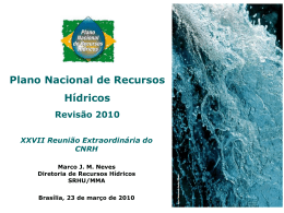 Plano Nacional de Recursos Hídricos