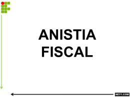 ANISTIA FISCAL