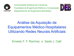 An&aacute;lise de Aquisi&ccedil;&atilde;o de Equipamentos M&eacute;dico