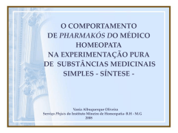 O COMPORTAMENTO DE PHARMAKÓS DO MÉDICO