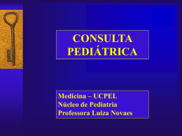 A CONSULTA PEDIÁTRICA III.