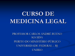 CURSO DE MEDICINA LEGAL