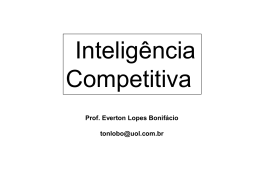 Inteligência Competitiva - TFS Comunicação & Marketing