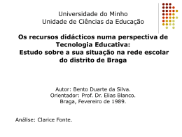 Clarice Fonte - Página Pessoal de Elisa Castro