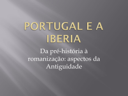 Portugal e a Iberia editada para apresentar