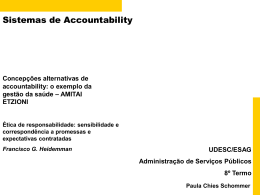 Sistemas de Accountability - Textos Etzioni e