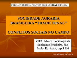 sociedade agraria brasileira “tradicional” conflitos