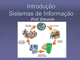 Introdução Sistemas de Informação