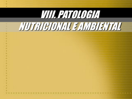 PATOLOGIA NUTRICIONAL E AMBIENTAL