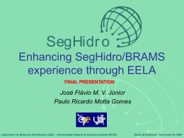 Empowering SegHidro/BRAMS experience