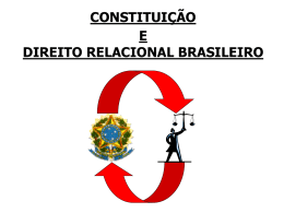 constituição e direito relacional brasileiro