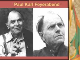 Paul Karl Feyerabend