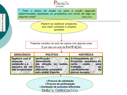 Apresentação PowerPoint - Concepção, Gestão e Avaliação de