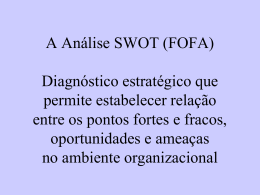 analise Swot - Tupi :: Fisica/UFMG