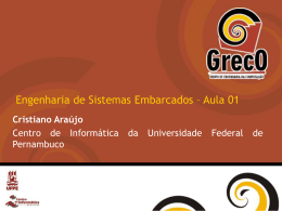 Projetos Greco - Centro de Informática da UFPE