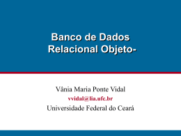 Introdução OracleOR(Parte 1) - Universidade Federal do Ceará