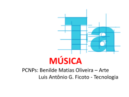 ARTE E TECNOLOGIA_música