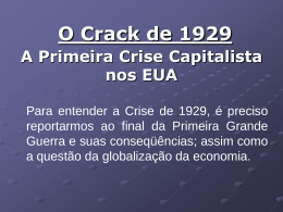 4º Aula Crise de 1929 - Professor