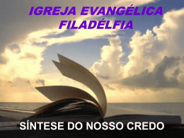 IGREJA EVANGÉLICA FILADÉLFIA - Ministério Adventista Bereano
