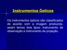 Aula:Instrumentos ópticos para o 8° Ano