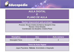 Aula 2 de Educação Física do 6° ano