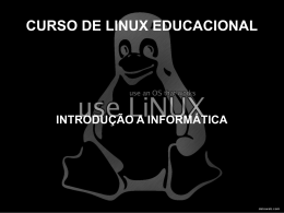 curso de linux educacional – introdução a informatica