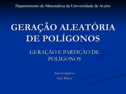Geração de Polígonos - Universidade de Aveiro › SWEET