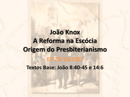 A vida de João Knox