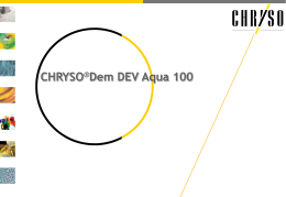 CHRYSO ® Dem DEV Aqua 100