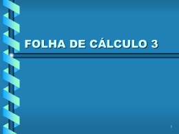 FOLHA DE CÁLCULO