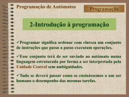 Automação Programada - SBSZ