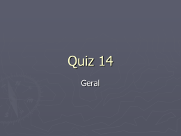 Quiz 14