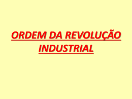 Ordem da Revolução Industrial
