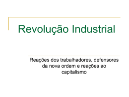 Revolução Industrial Movimentos