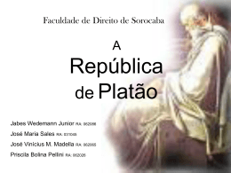 "A República", Platão - Ciência Política