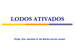 LODOS ATIVADOS - Departamento de Engenharia Ambiental