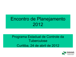 Encontro de Planejamento 2012 24.3.12