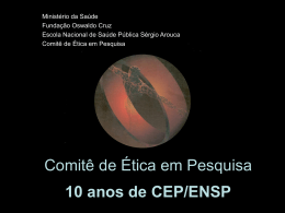 10 anos de CEP/ENSP