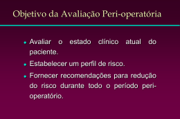 estudo multicêntrico de avaliação peri