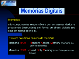 Memórias Digitais