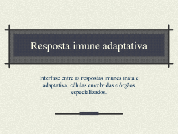 Resposta imune adaptativa
