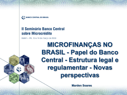Bacen - Banco Central do Brasil