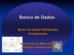 Ambiente de Banco de Dados Distribuído (BDD) - PUC