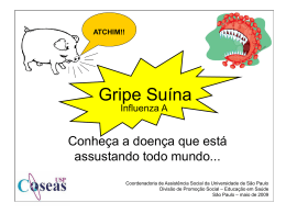Gripe Suína - Universidade de São Paulo