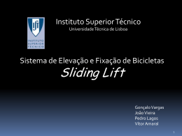 Sliding Lift - Técnico Lisboa