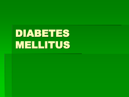 DIABETES MELLITUS
