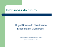 Profissões do futuro(Slides)